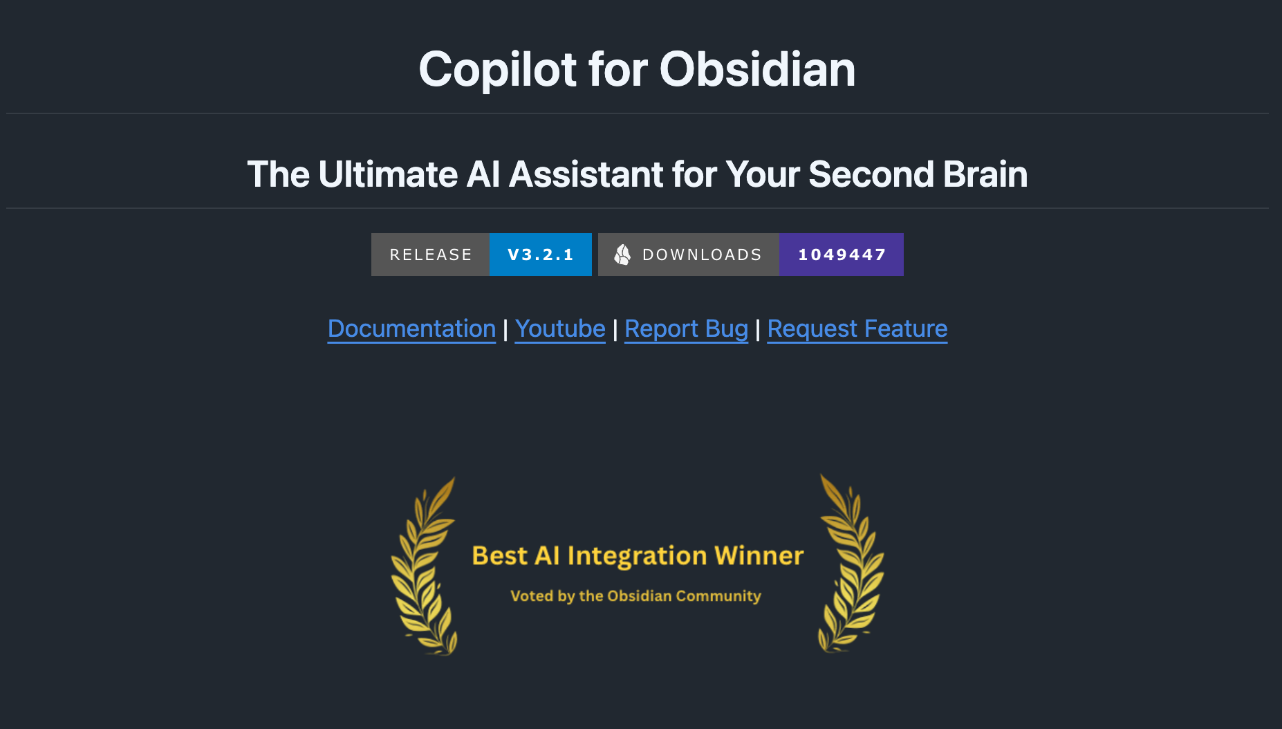Copilot for Obsidian crossed 1 million downloads